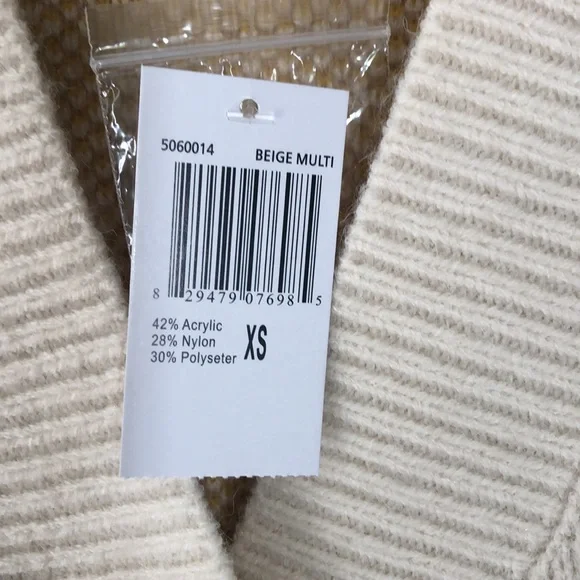 Industry flower power waist high cardigan sweater. - Picture 5 of 11